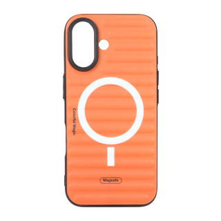 قاب YoungKit طرح مگ سیف Apple iPhone 16 - نارنجی