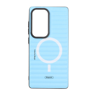 قاب YoungKit طرح مگ سیف Samsung Galaxy S25 Ultra - آبی