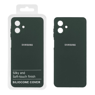 قاب نیو سیلیکون محافظ لنزدار Samsung Galaxy A07 - RFF - سبز تیره