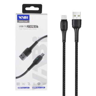 کابل شارژ فست VABI Type-C مدل CA40 - مشکی